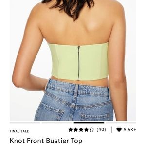 Dynamite front bustier top